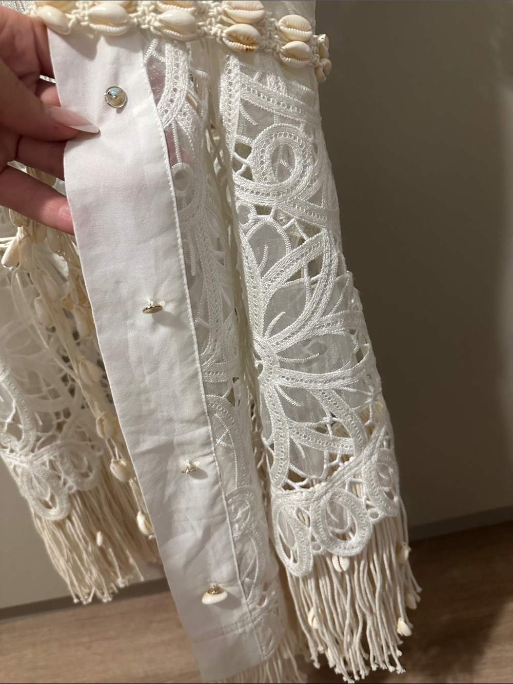 $1950 Zimmermann Wavelength Shirt Dress Size 2 - Picture 4 of 6